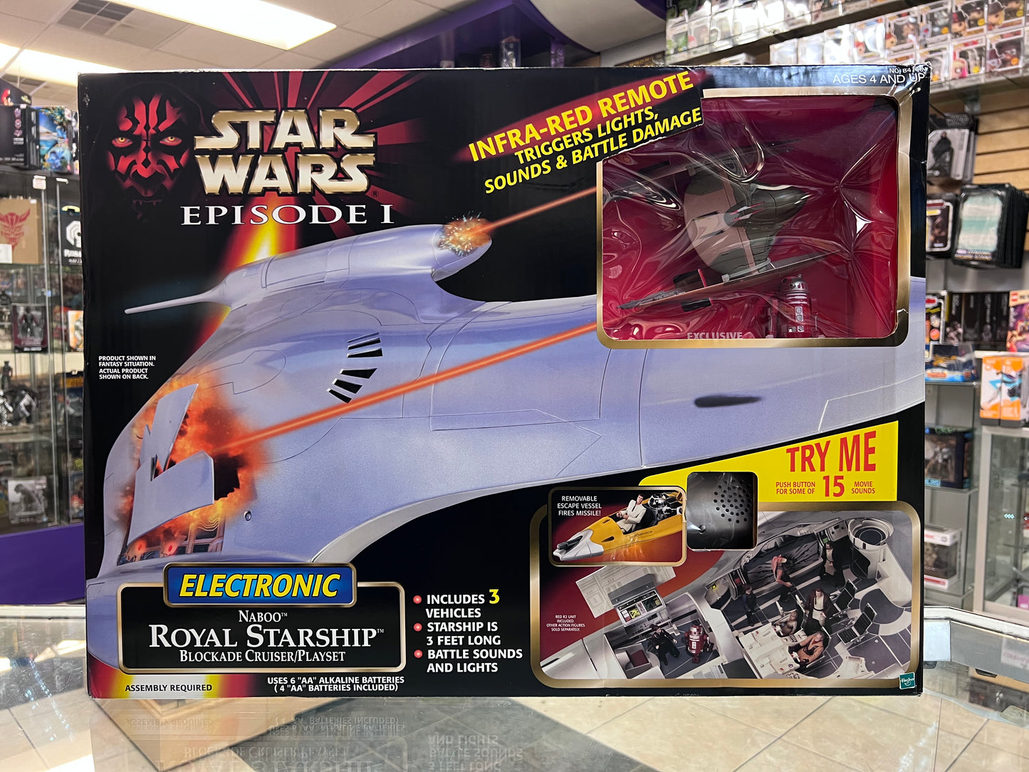 Hasbro - Star Wars Episode I - Naboo Royal Starship - 1999 - SEE PHOTOS