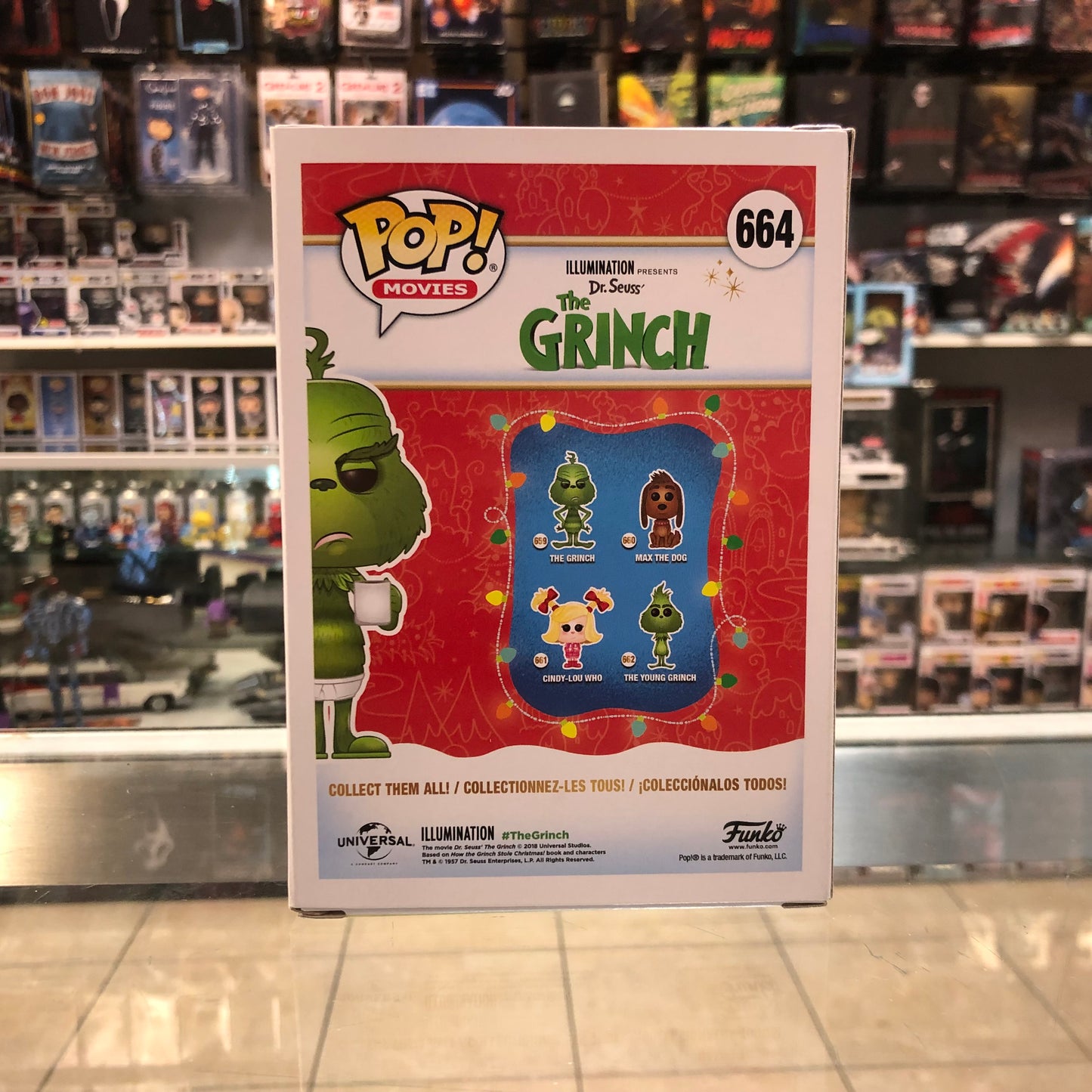 Funko Pop! Movies - The Grinch - Grinch in Underwear (Gamestop) - 664