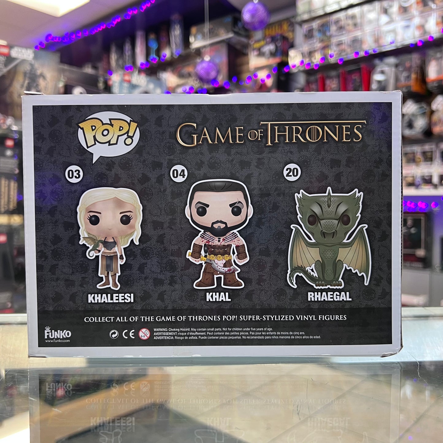 Funko Pop! Game of Thrones - Khal, Khalessi, & Rhaegal - 3pk