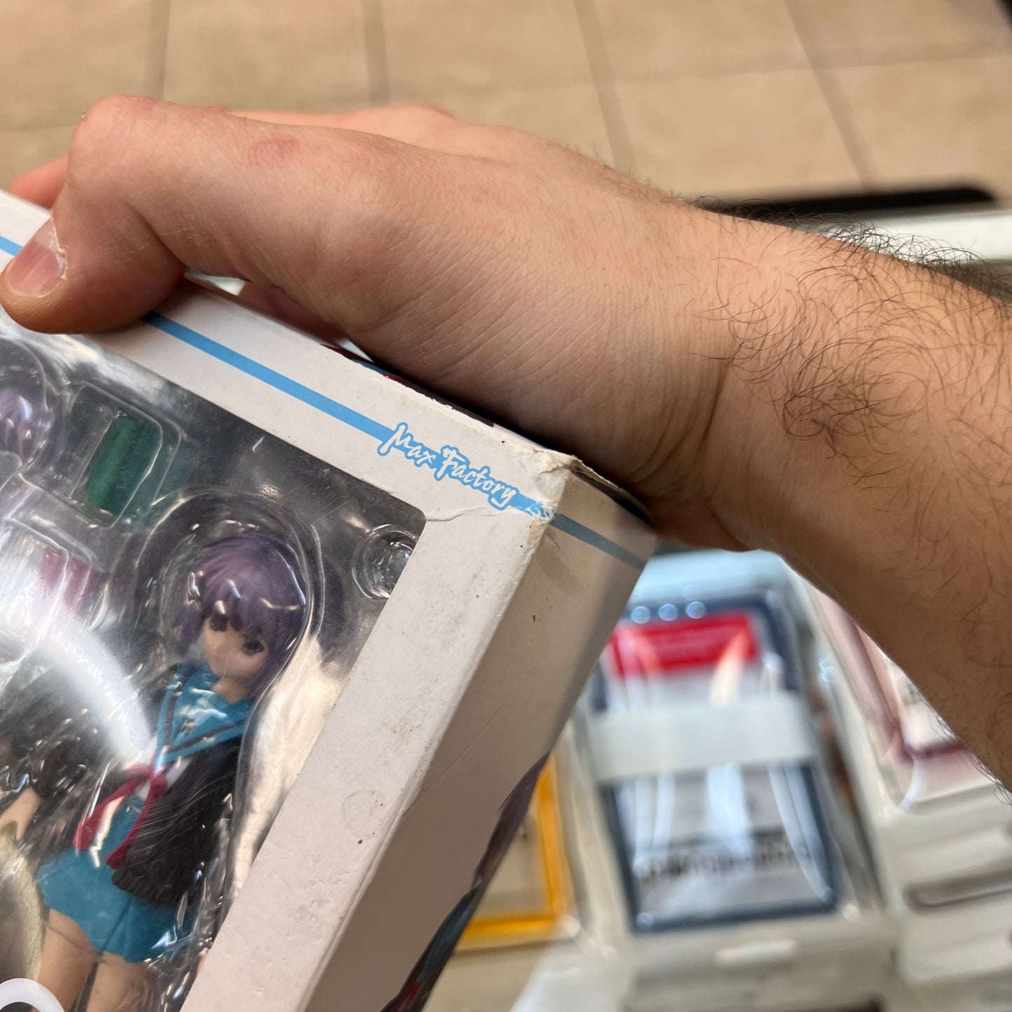 Figma 001 - Yuki Nagato Figma Action Figure Uniform Ver. (Melancholy Haruhi Suzumiya) Max Factory (OPEN BOX)