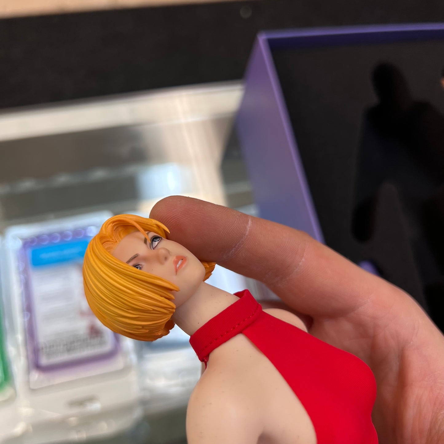 Tunshi Studio - The King Of Fighters'97 - Blue Mary Action Figure 1/6 (OPEN BOX)