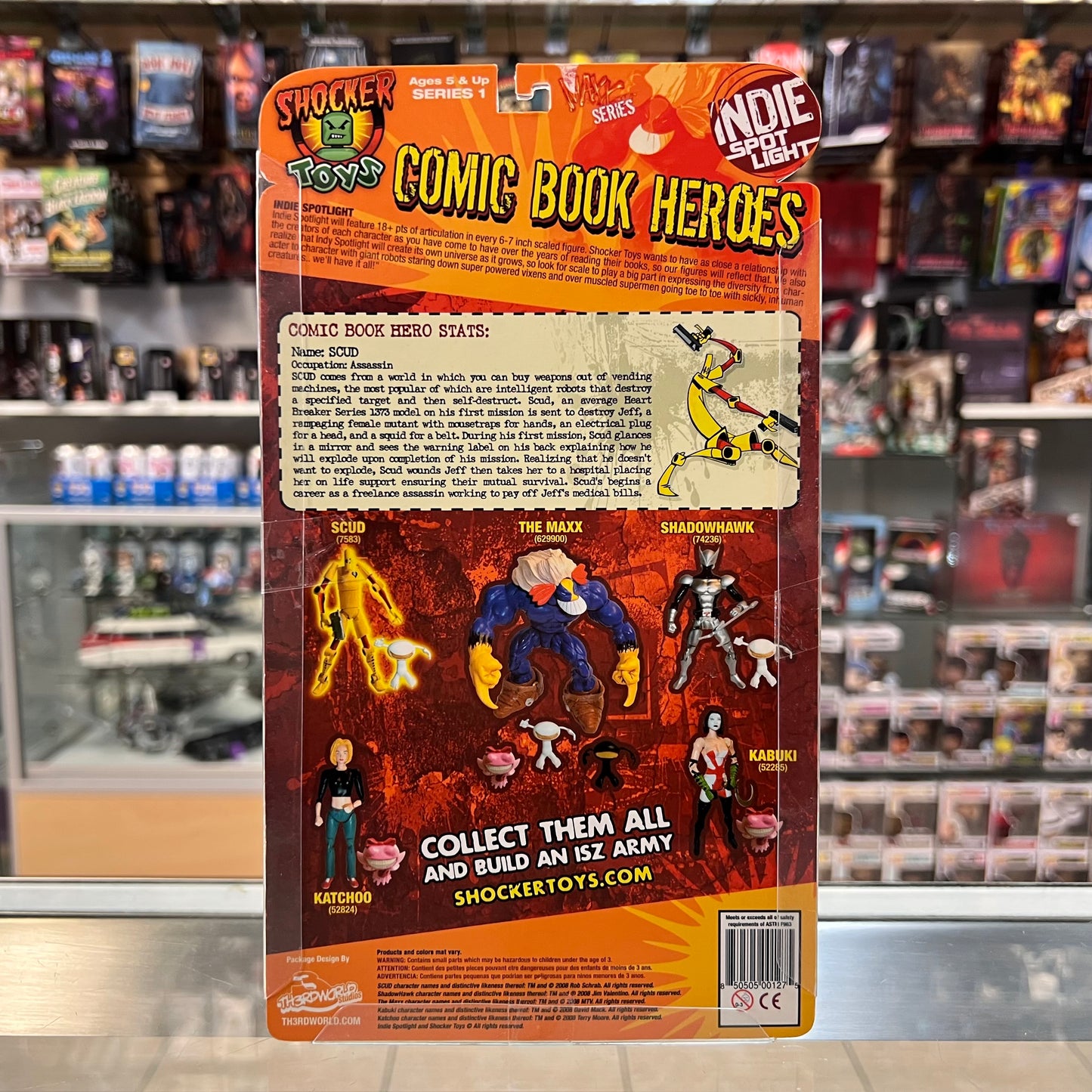 Shocker Toys - Scud The Disposable Assassin Action Figure - Comic Book Heroes