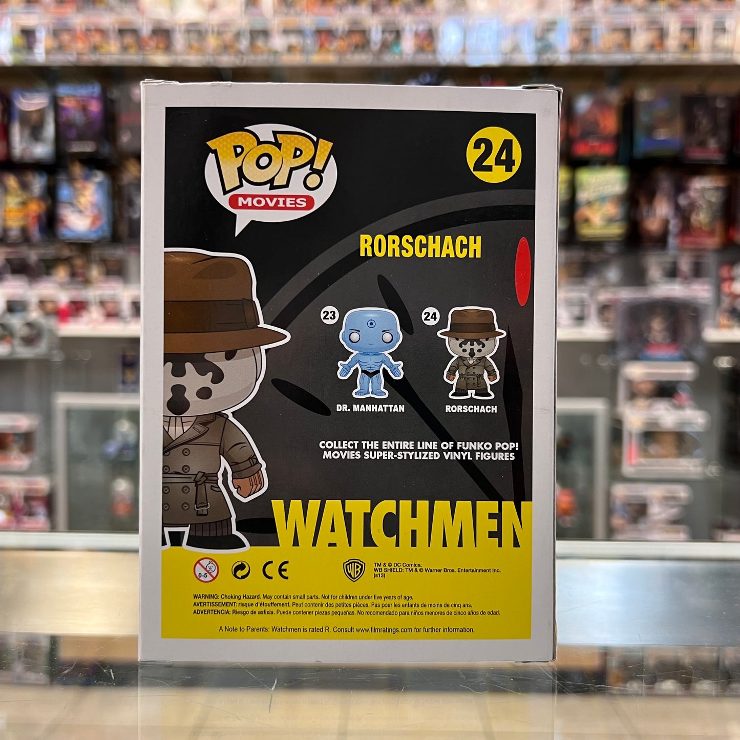 Funko Pop! Movies - Watchmen - Rorschach - #24 (VAULTED)