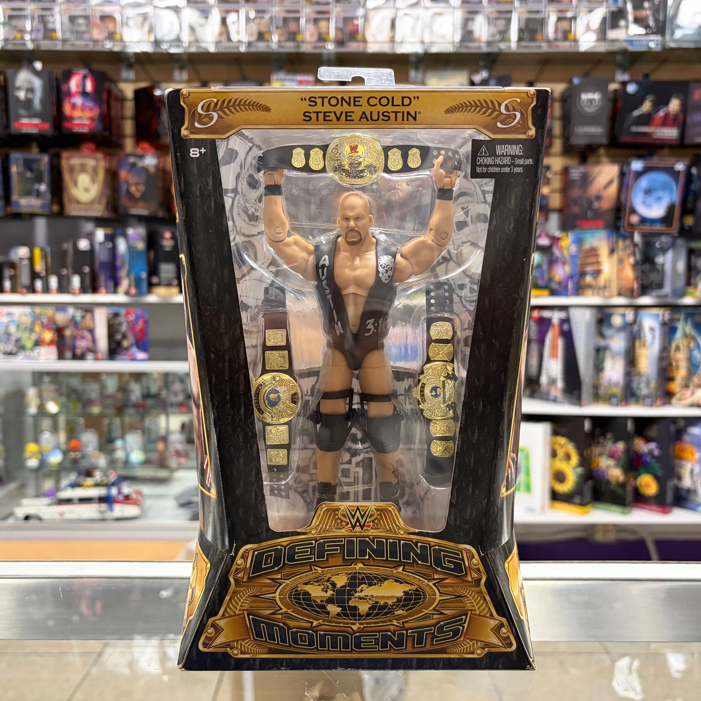 Mattel - WWE Defining Moments - "Stone Cold Steve Austin" - 2015 - Action Figure