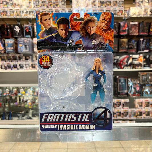 Toybiz - Fantastic 4 Power Blast Invisible Woman - Action Figure - 2005