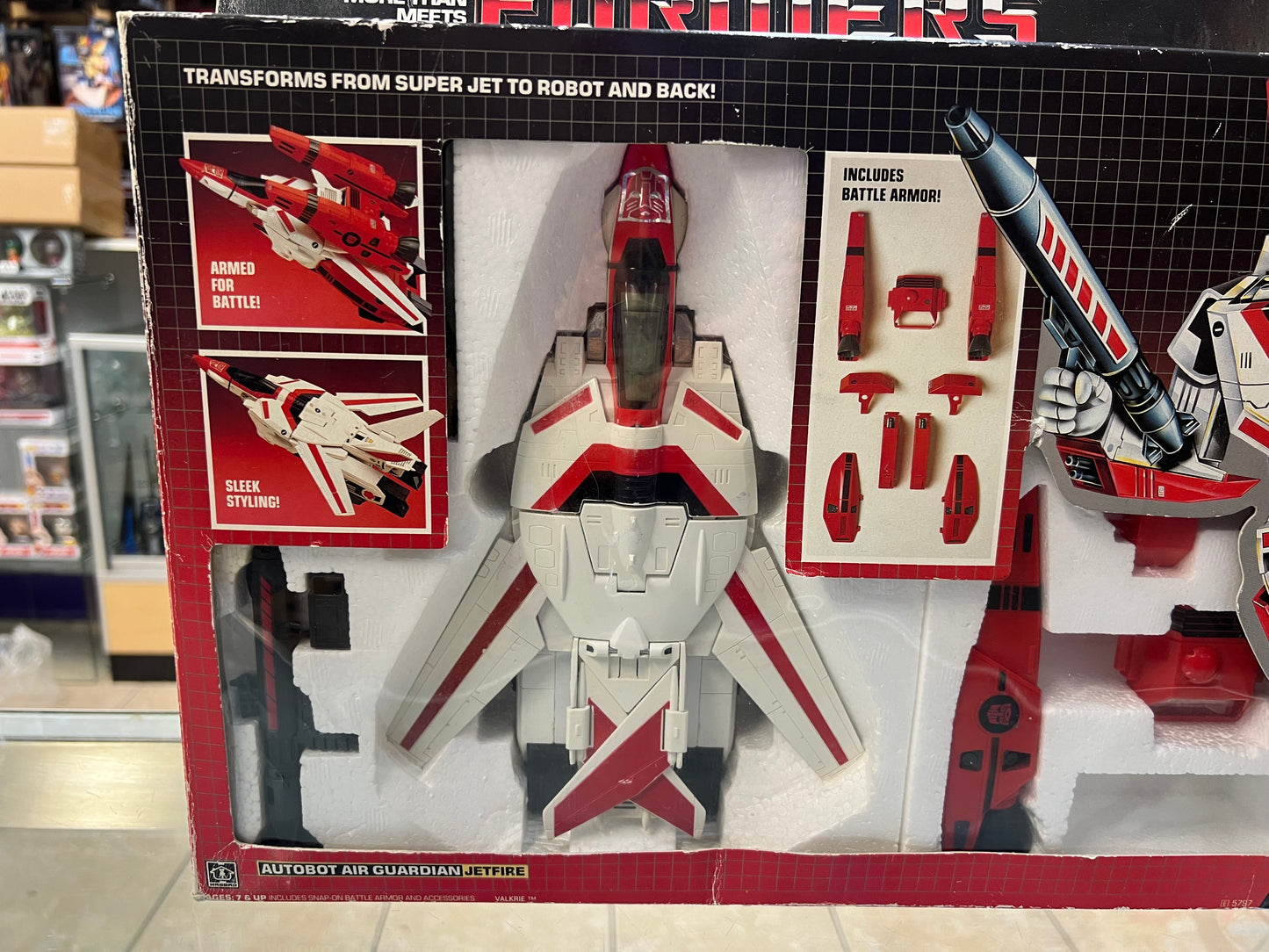 Transformers G1 1984 - Jetfire - Autobot Air Guardian - (5797) COMPLETE OPENED BOX!