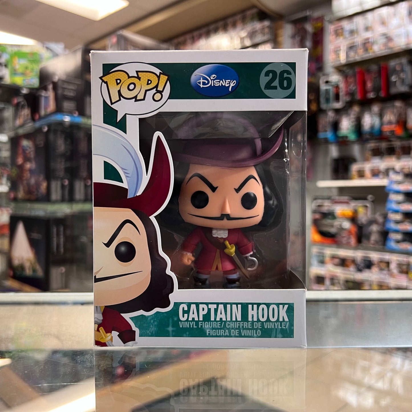 Funko Pop! Disney - Captain Hook - #26 (VAULTED) BAD BOX!