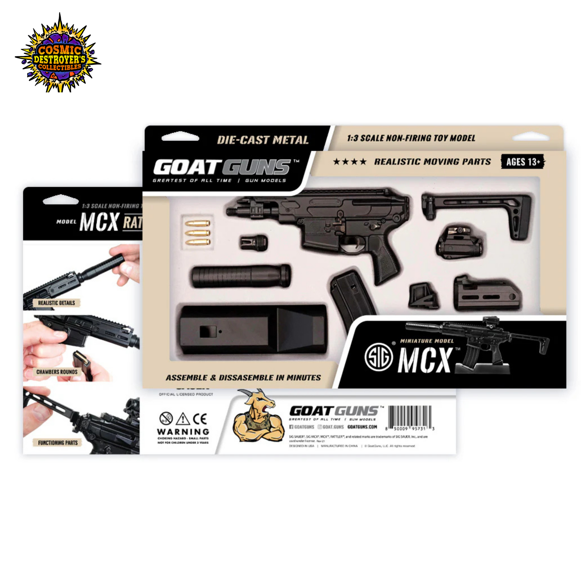 Miniature SIG SAUER MCX® Die Cast Model Kit - (SIG MCX® Model