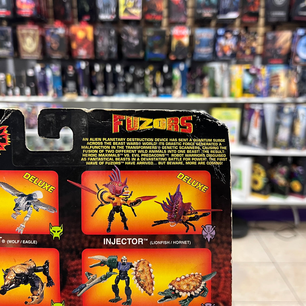 Transformers - Beast Wars - Fuzors Deluxe w/ Predacon Injector *BAD BOX / SEE PHOTOS*