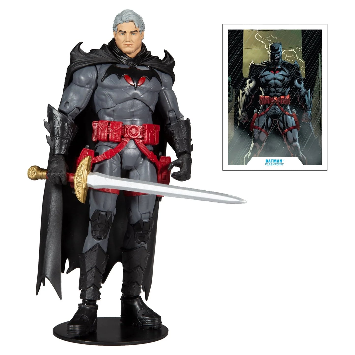 DC Multiverse 7" Action Figure - (Flashpoint) Batman Unmasked