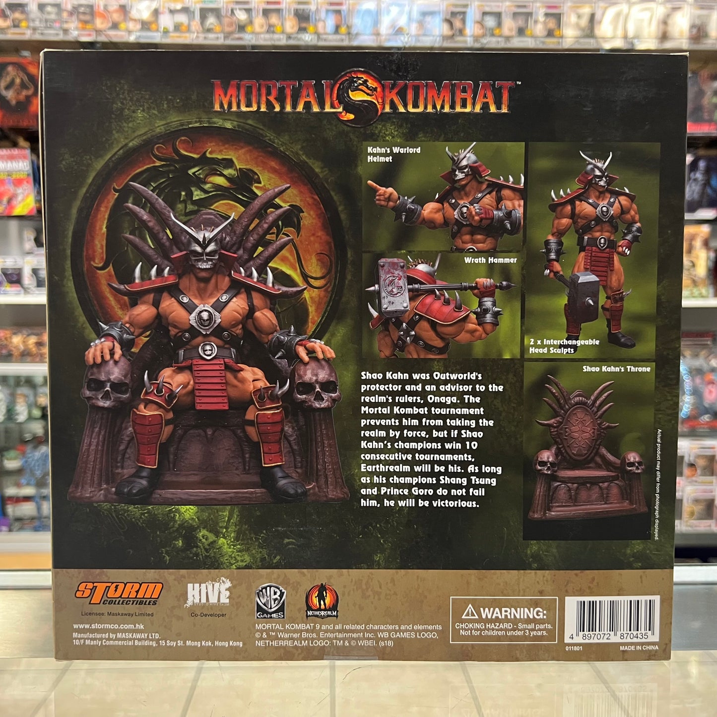 Storm Collectibles - Mortal Kombat - Shao Kahn with Throne (OPEN BOX)