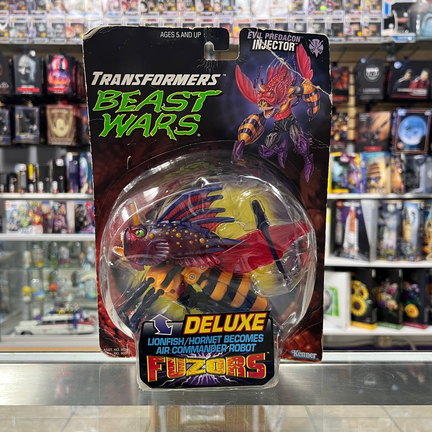 Transformers - Beast Wars - Fuzors Deluxe w/ Predacon Injector *BAD BOX / SEE PHOTOS*
