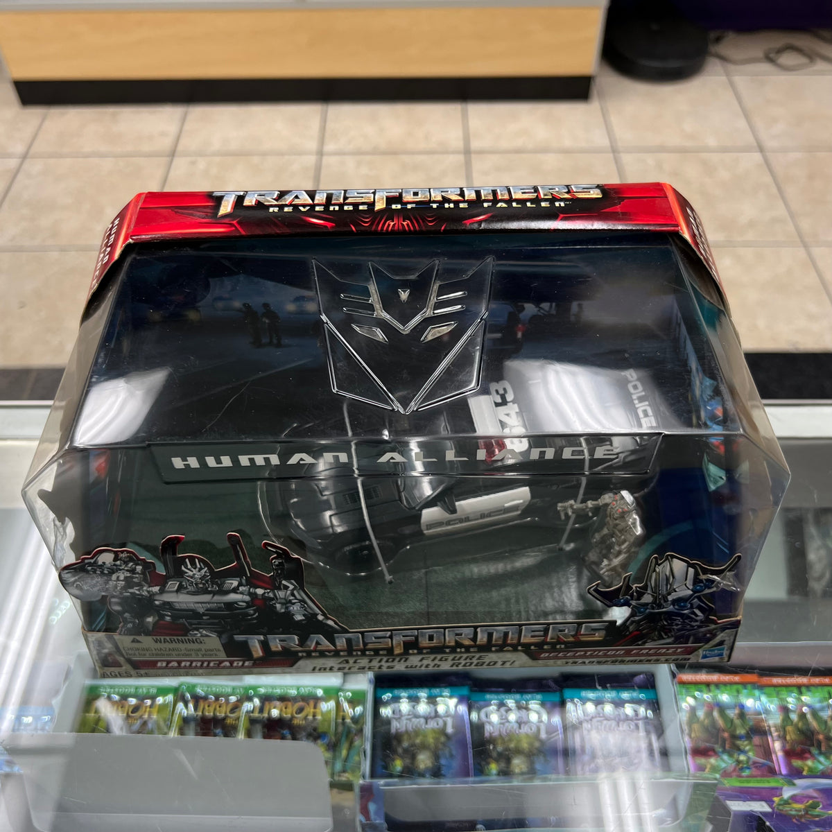 Transformers - Human Alliance - Barricade w/ Frenzy Figure Set - 2009
