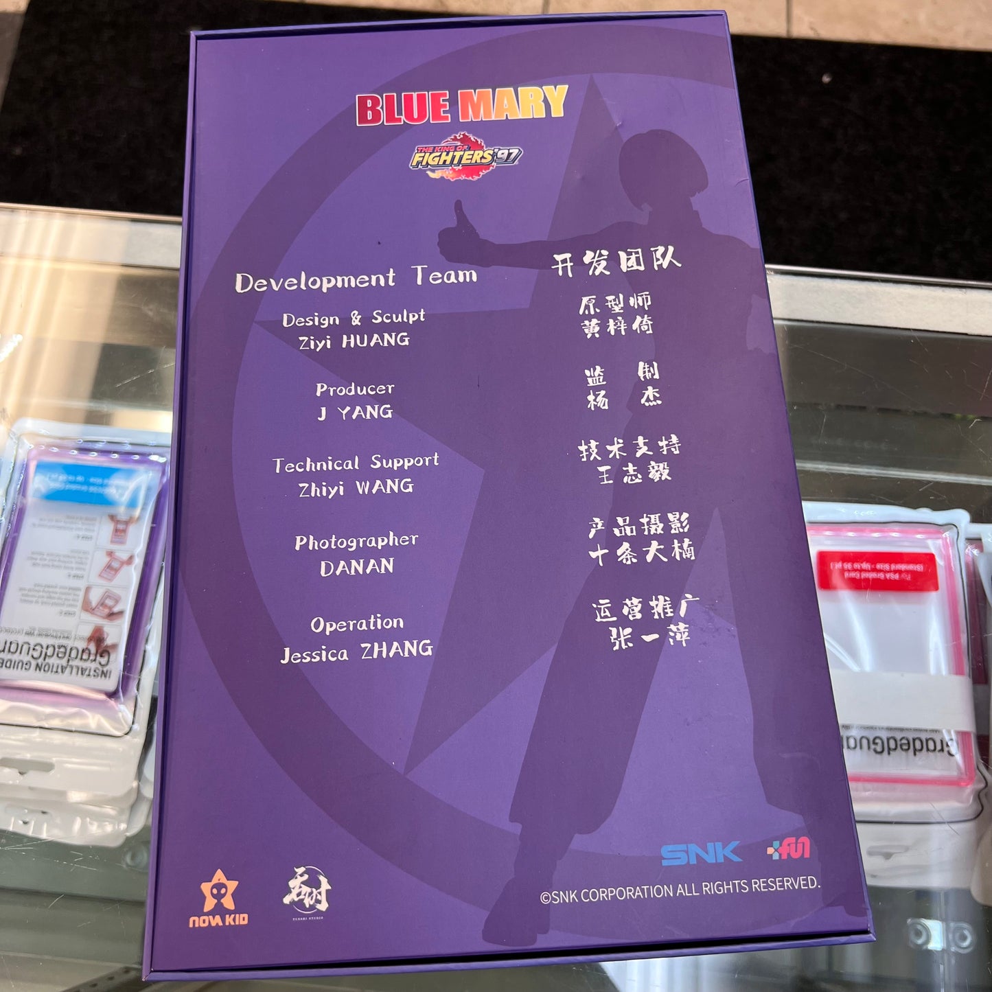 Tunshi Studio - The King Of Fighters'97 - Blue Mary Action Figure 1/6 (OPEN BOX)