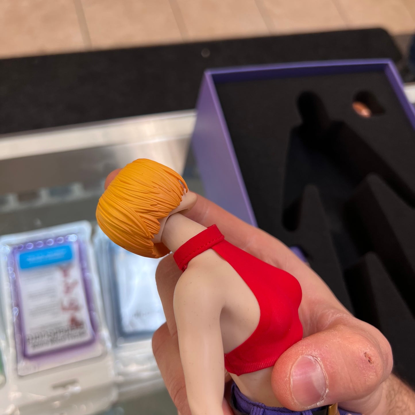 Tunshi Studio - The King Of Fighters'97 - Blue Mary Action Figure 1/6 (OPEN BOX)