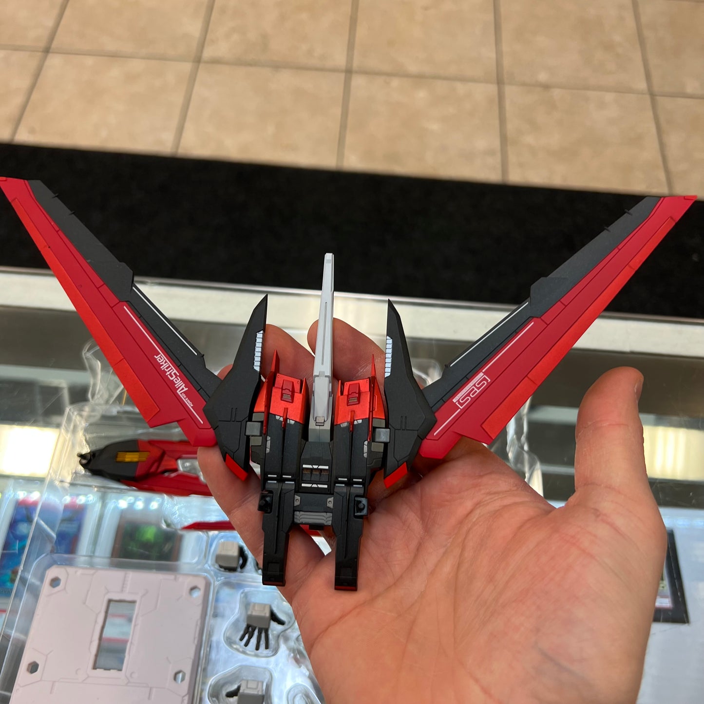 Bandai Metal Build Gundam SEED Aile Strike Gundam Figure (OPEN BOX)