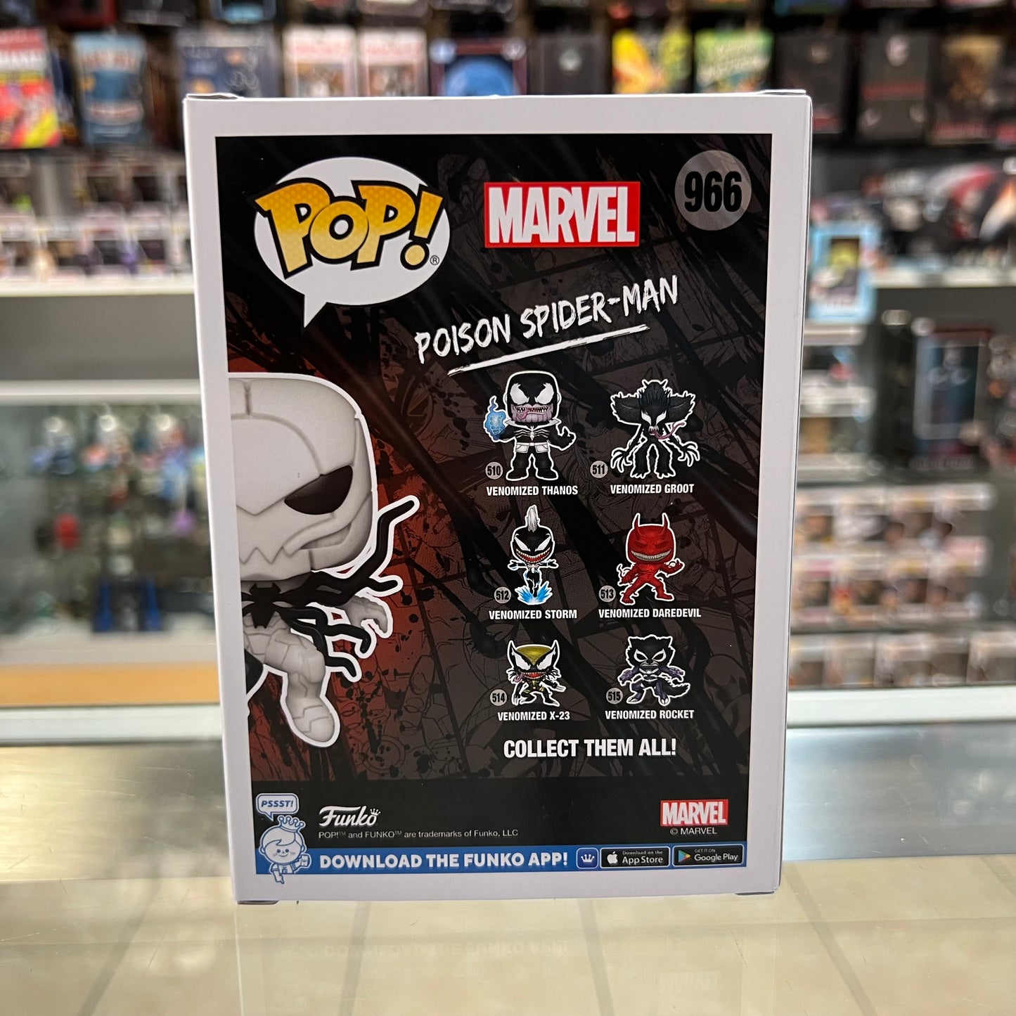 Funko Pop! Marvel - Venom - Poison Spider-Man - Glow Chase - EE