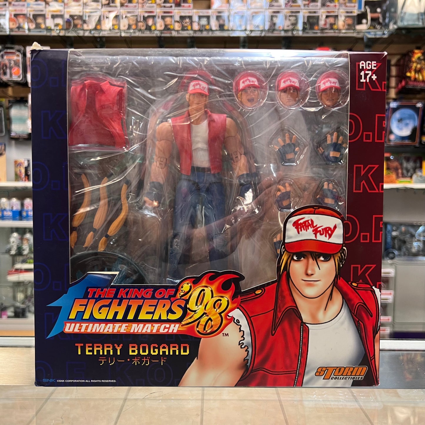 Storm Collectibles - The King of Fighters '98 - Terry Bogard 1/12 Scale Action Figure OPEN BOX SEE PHOTOS