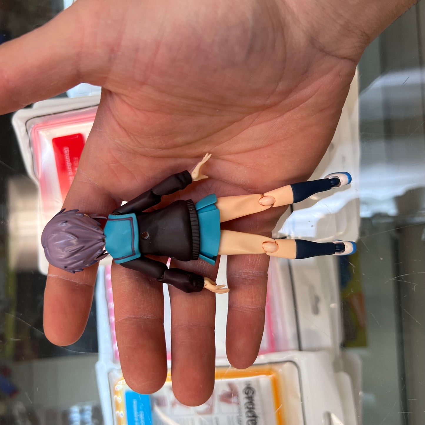 Figma 001 - Yuki Nagato Figma Action Figure Uniform Ver. (Melancholy Haruhi Suzumiya) Max Factory (OPEN BOX)