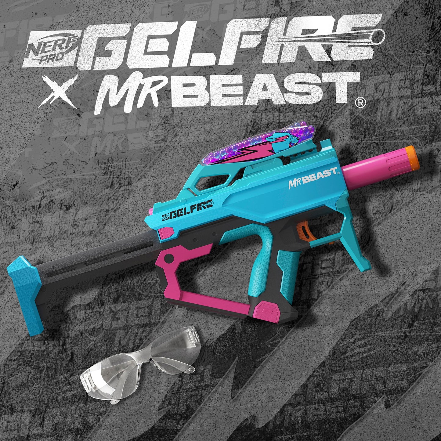 Nerf Pro Gel Fire x Mr. Beast