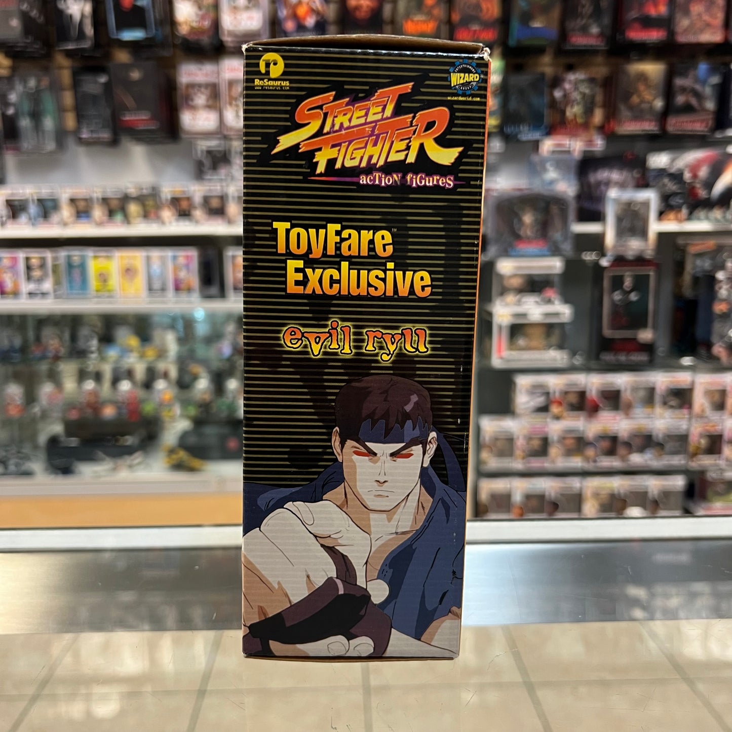 Street Fighter Toyfare Exclusive - Evil Ryu - Action Figure - Resaurus (Wizard World) - 1999
