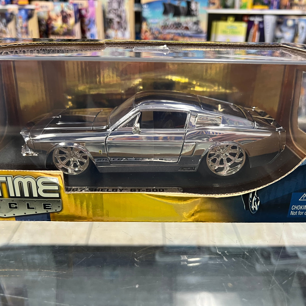 Jada Toys - Bigtime Muscle - 1967 Shelby GT-500 (Hard Top / Chrome) - 1:24 Scale - 2006