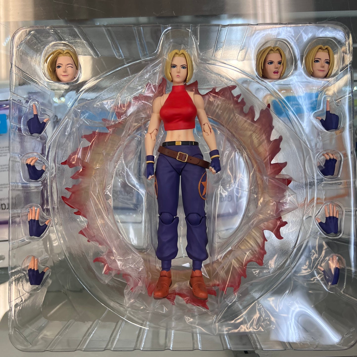 Storm Collectibles - The King of Fighters '98: Ultimate Match Blue Mary 1/12 Scale (OPEN BOX)