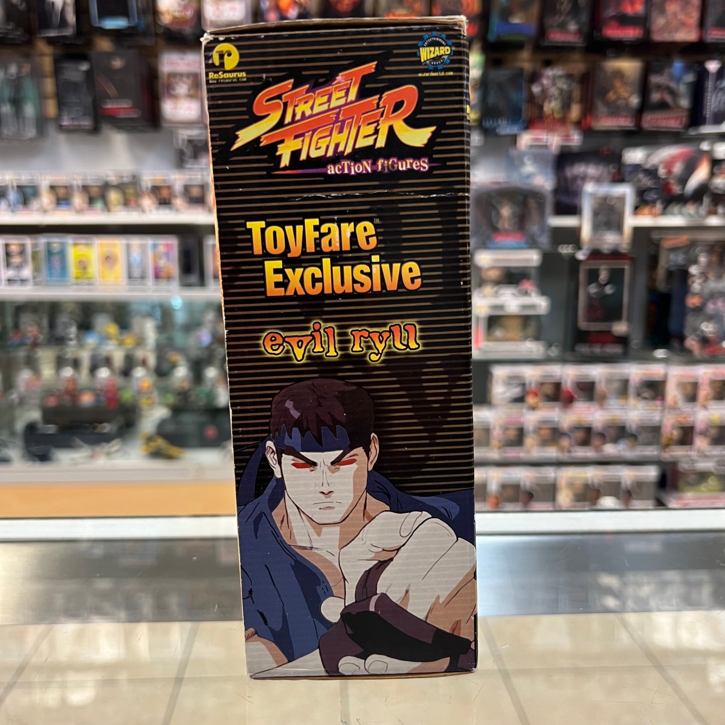 Street Fighter Toyfare Exclusive - Evil Ryu - Action Figure - Resaurus (Wizard World) - 1999