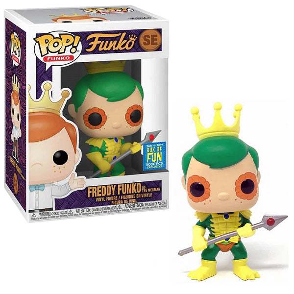 Funko Pop! Freddy Funko as The Merman - Box of Fun 2019 - 5000pc