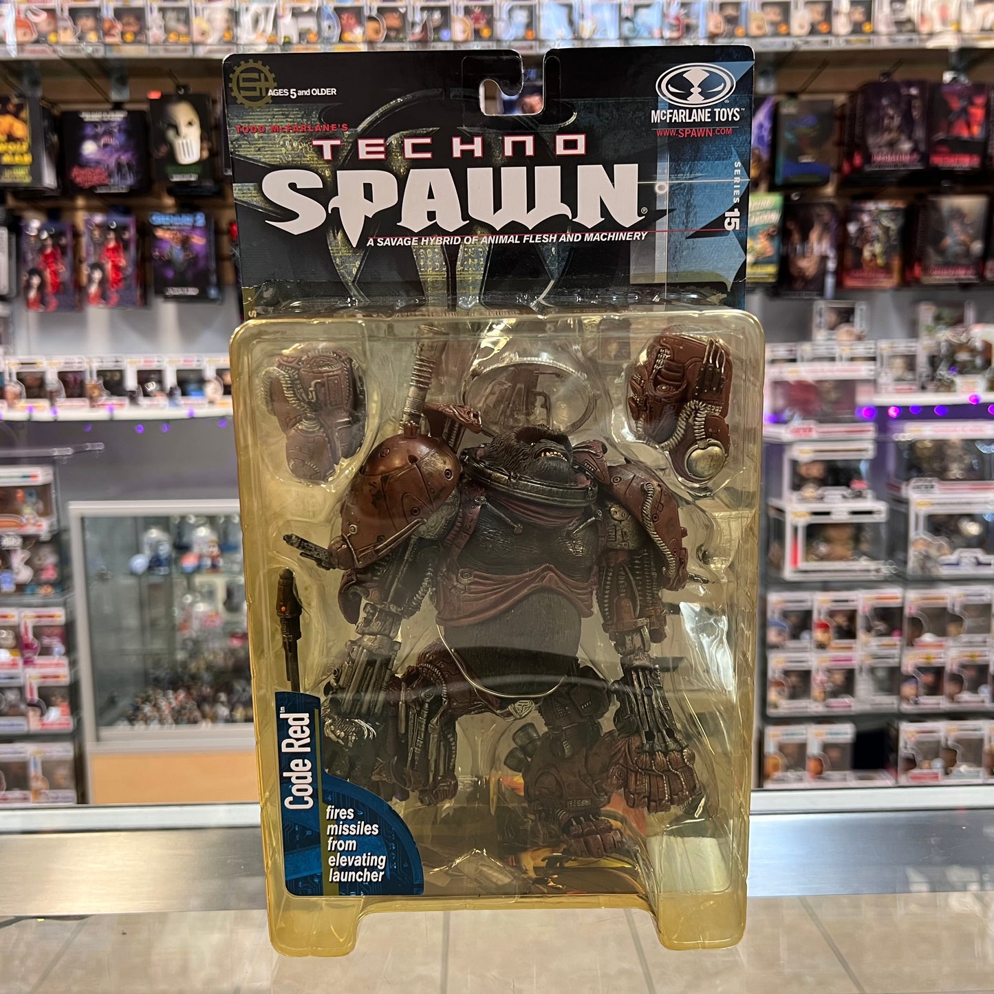 McFarlane Toys - Techno Spawn - Code Red - Series 15