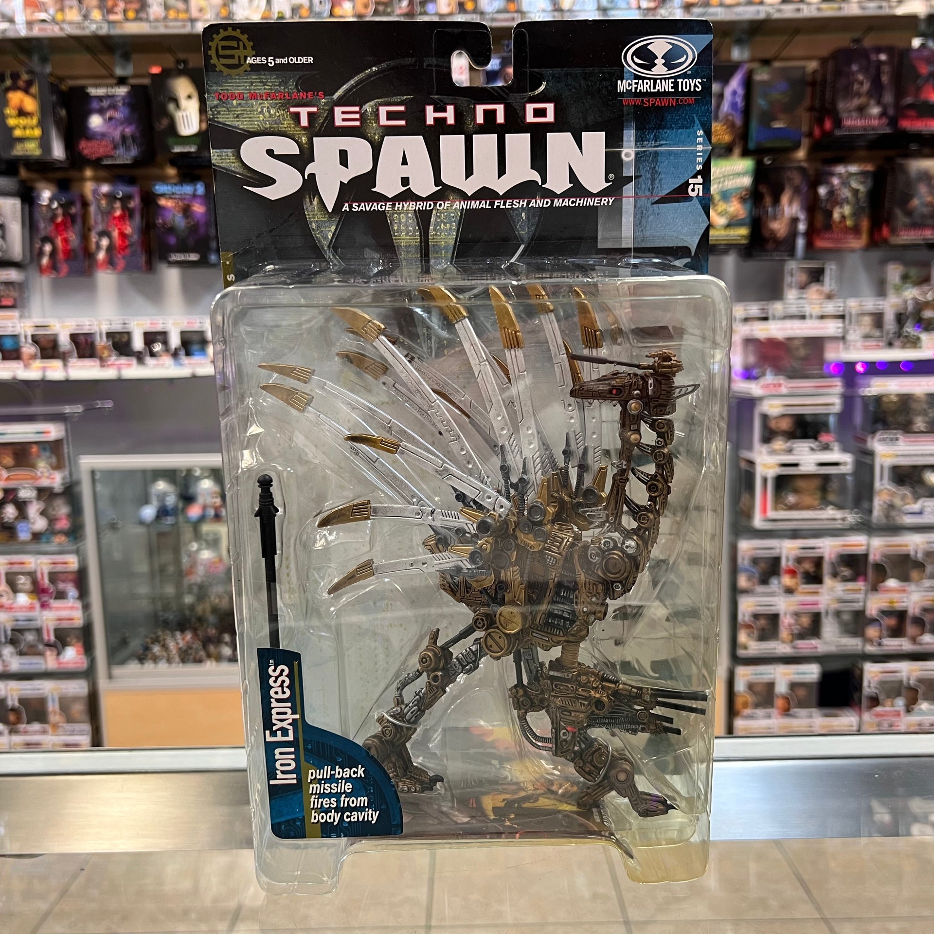 McFarlane Toys Techno Spawn Iron Express Series 15 Cosmic