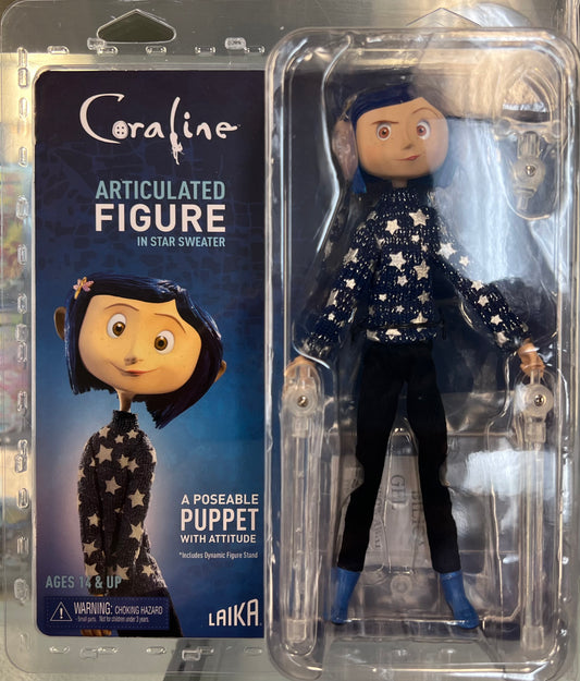 NECA - Coraline in Star Sweater Articulated Figure