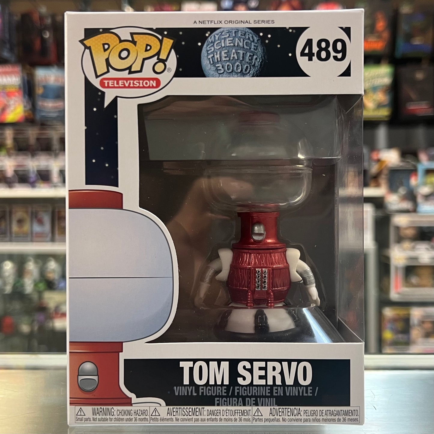 Funko Pop! Television - Mystery Science Theater 3000 - Tom Servo - 489