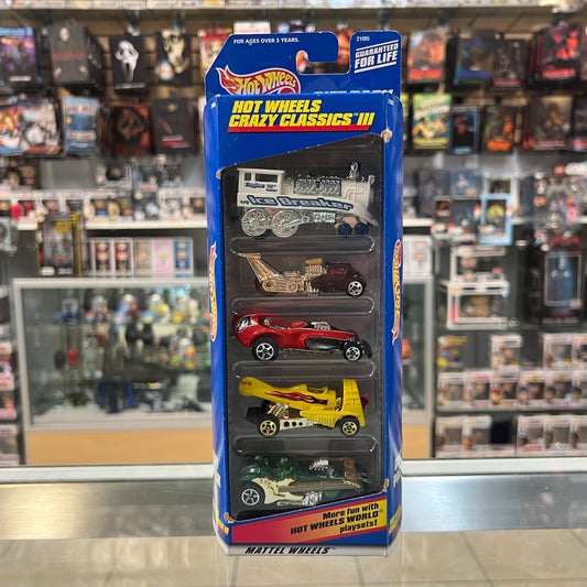 Hot Wheels 5 Car Gift Pack - Hot Wheels Crazy Classic III - 1998