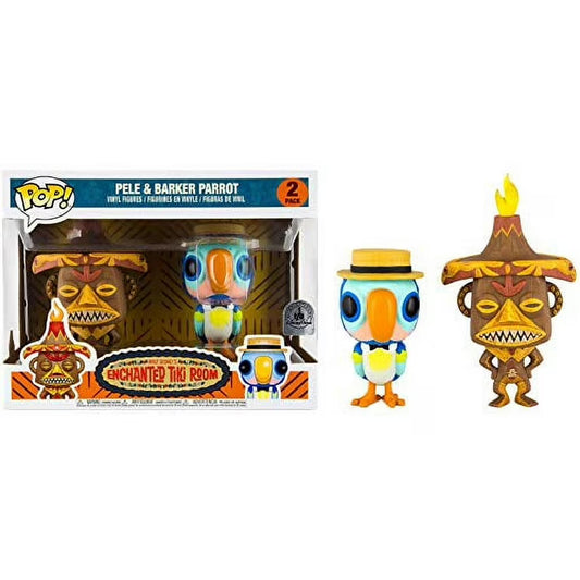 Funko Pop! Disney - Enchanted Tiki Room - Pele & Barker Parrot 2 pack - Disney Park Exclusive