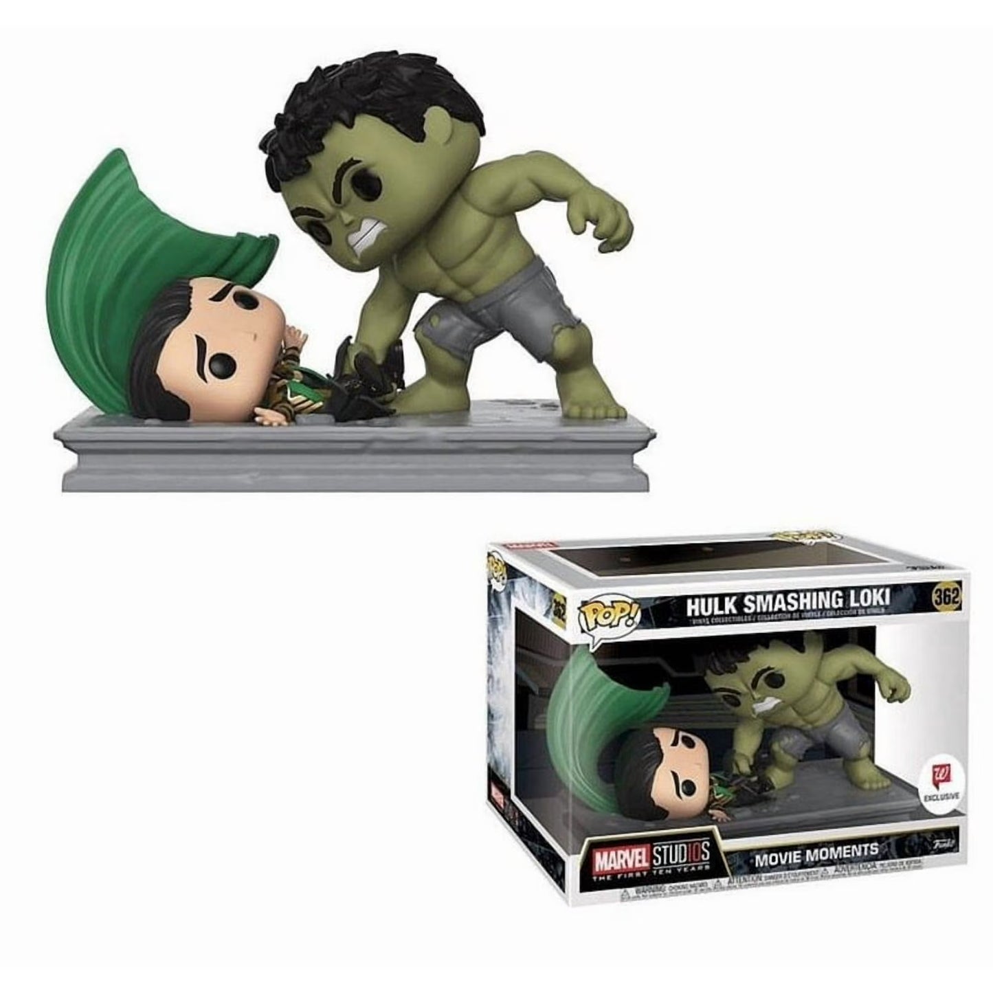 Funko Pop! Marvel Hulk Smashing Loki (Movie Moments) - 362