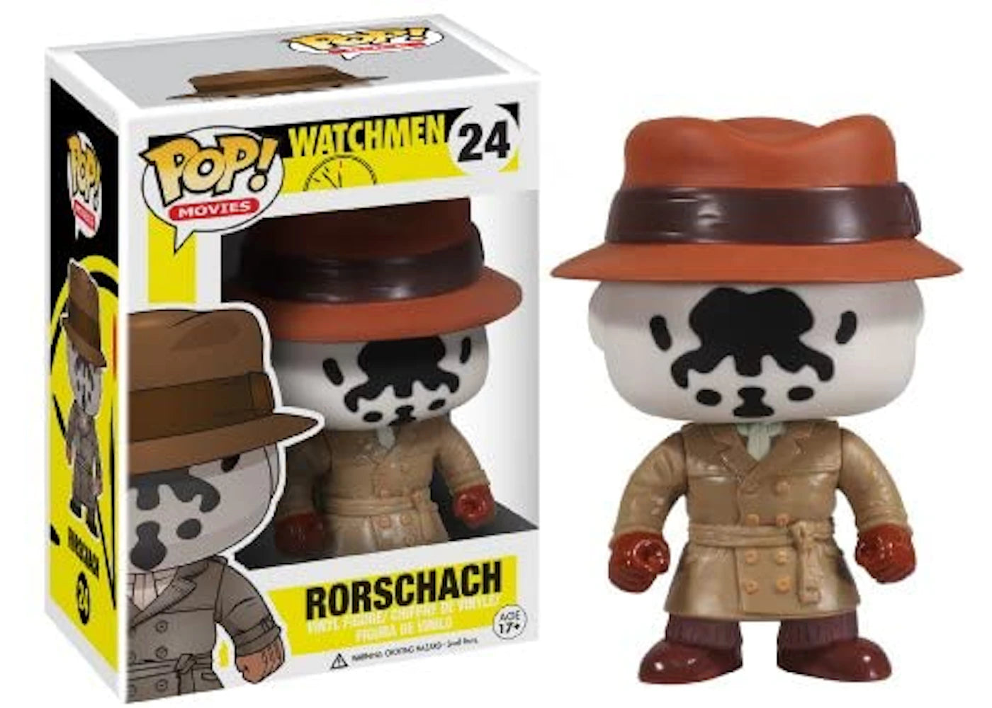 Funko Pop! Movies - Watchmen - Rorschach - #24 (VAULTED)