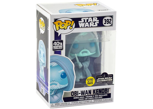 Funko Pop! Star Wars Obi-Wan Kenobi Star Wars Celebrations 2020 - 3000pc Glow in the Dark - 392