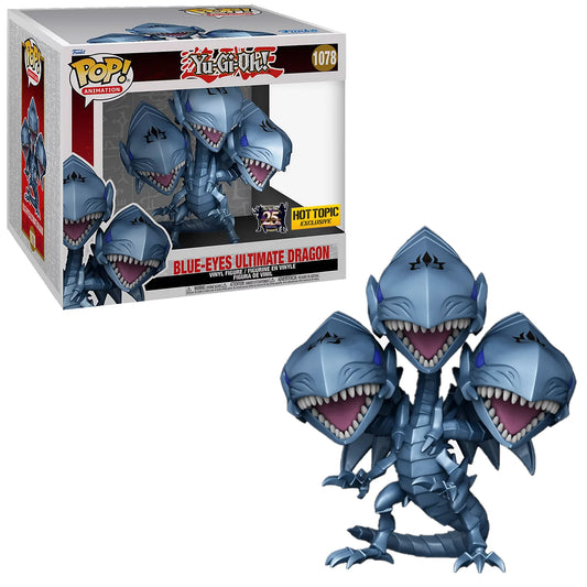 Funko Pop! Animation - Yu-Gi-Oh! - Blue Eyes Ultimate Dragon - Hot Topic - 1078
