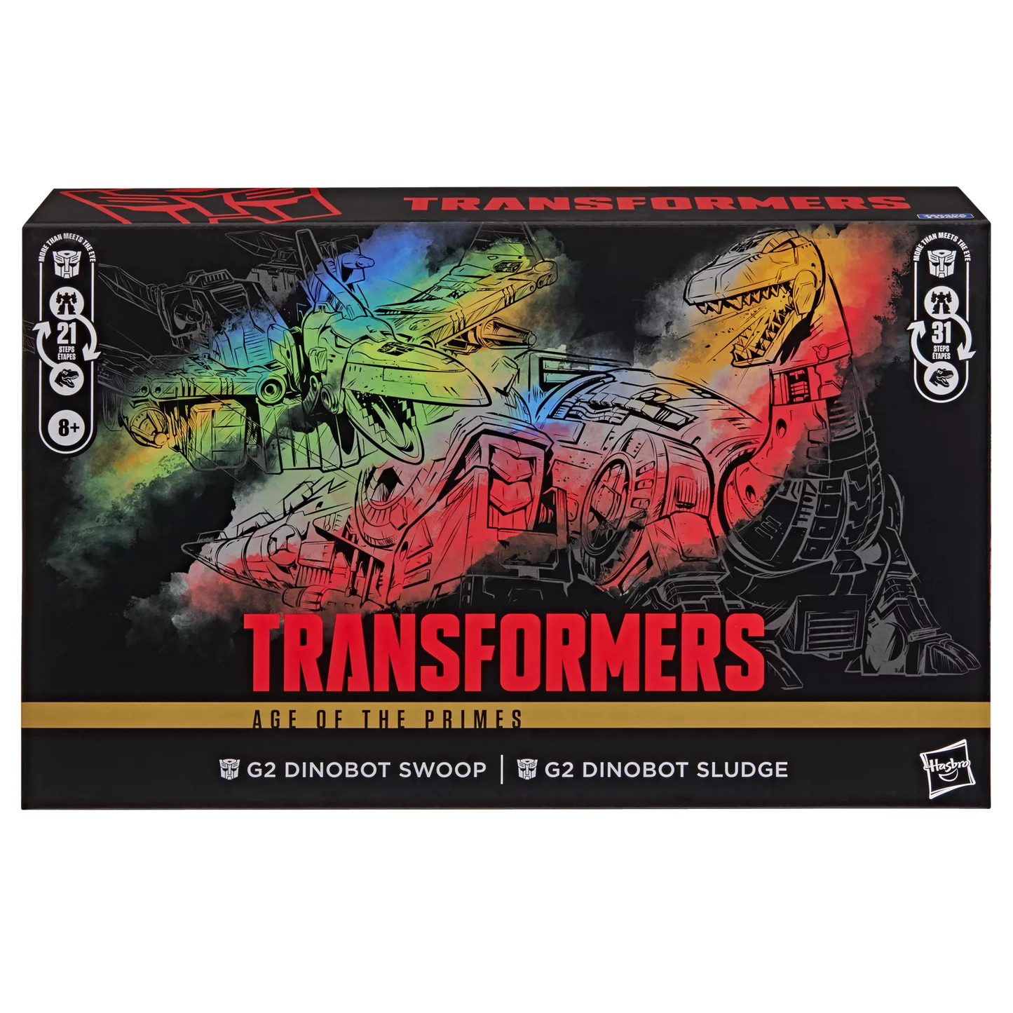 Transformers Age of the Primes G2 Dinobot Swoop and G2 Dinobot Sludge