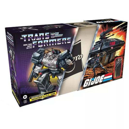 Transformers Generations Collaborative: G.I. Joe Mash-Up, Megatron H.I.S.S. Tank with Cobra Baroness Figure