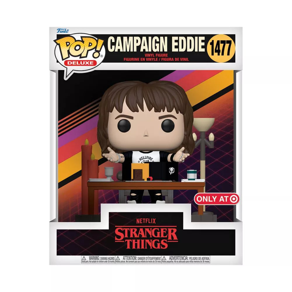 Funko Pop! Television - Stranger Things - Campaign Eddie - 1477 - 6" (Target Exclusive)