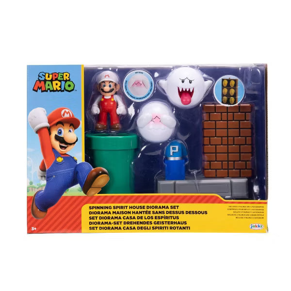 Nintendo - Super Mario Spinning Spirit House Diorama Action Figure Playset