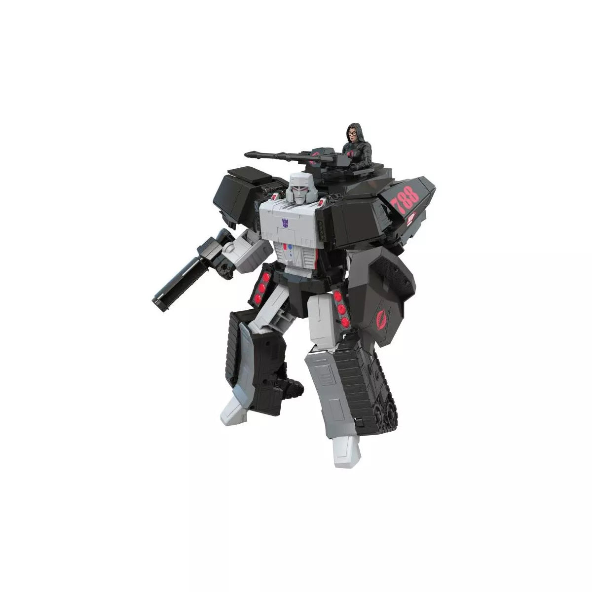 Transformers Generations Collaborative: G.I. Joe Mash-Up, Megatron H.I.S.S. Tank with Cobra Baroness Figure