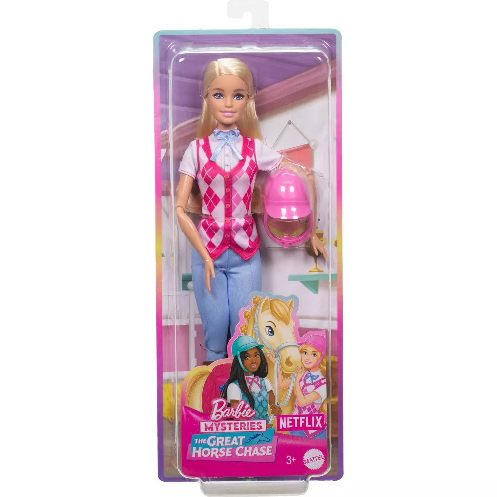 Barbie Mysteries the Great Horse Chase Malibu Doll with Riding Clothes & Accessories