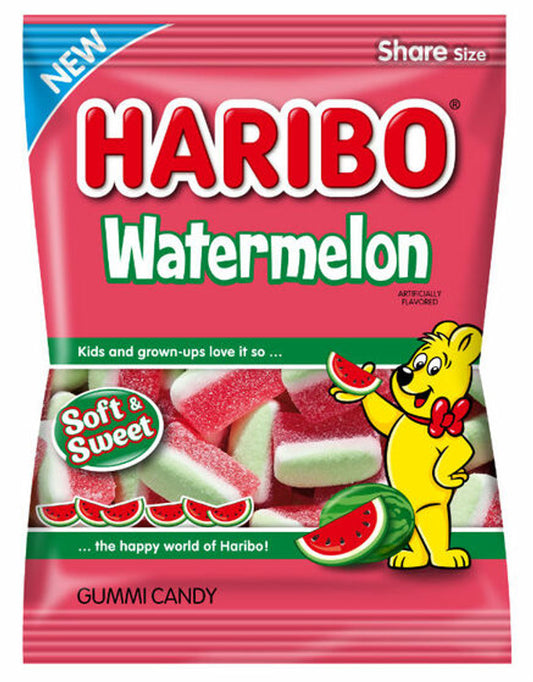 Haribo Watermelon Gummy Candy 4.1 Oz
