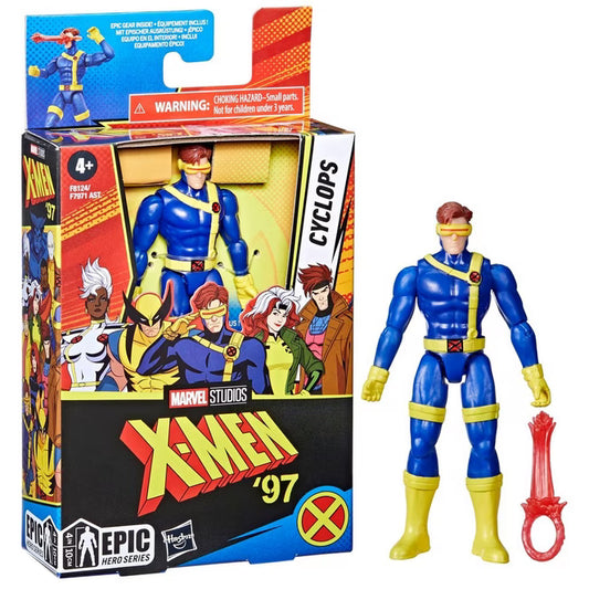 X-Men 97 Epic Hero Series Cyclops 4" Action Figure