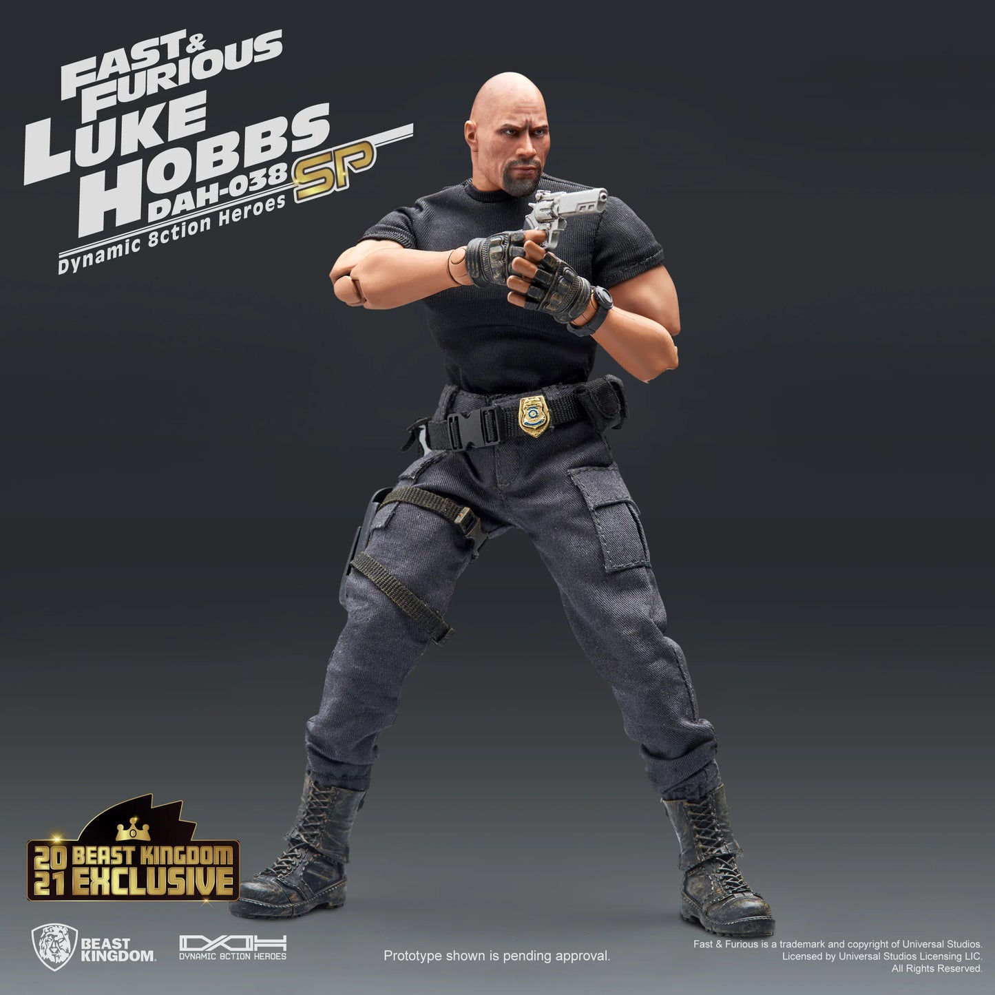 Fast & Furious - Luke Hobbs - DAH-038 (2021 Beast Kingdom Exclusive) Limited Edition
