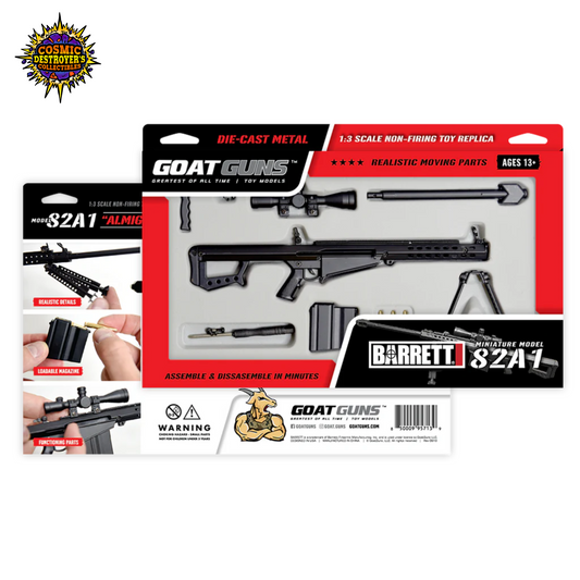 Miniature BARRETT Model 82A1 Die Cast Model Kit (MINIATURE BARRETT MODEL 82A1 .50 CAL)