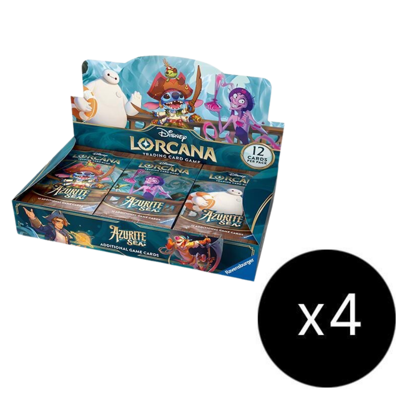 Disney Lorcana: Azurite Sea Booster Box Case - Azurite Sea (6)